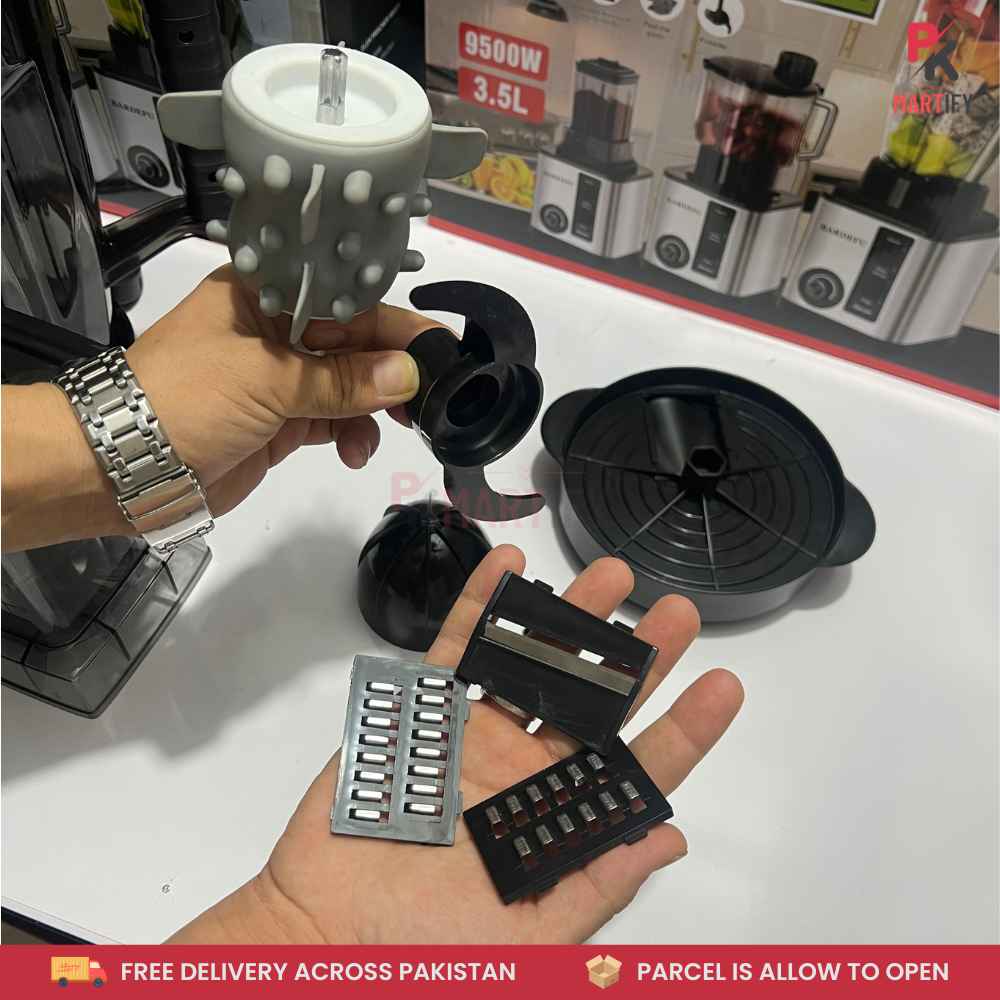 BARDEFU 8-in-1 Multi-Function Blender - Juicer, Grinder, Chopper & Mixer - High-Speed Powerful Motor