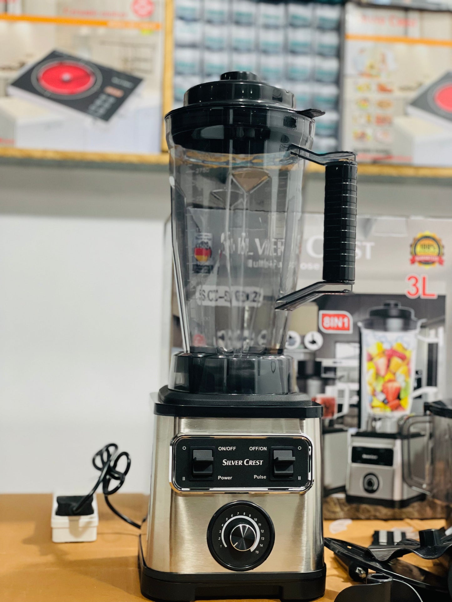 Silver Crest SC-5092 8-in-1 Food Processor – 3L
