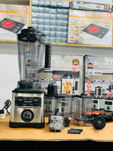 Silver Crest SC-5092 8-in-1 Food Processor – 3L
